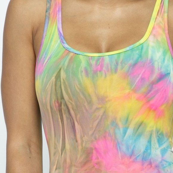 NWT TIE DYE ROMPER Lounge wear - Picture 4 of 6
